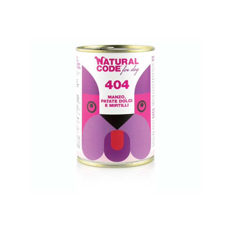 404 Boeuf, patates douces et myrtilles