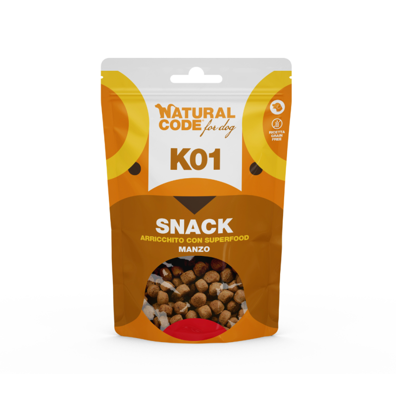 K01 Snack SuperFood Manzo per Cani