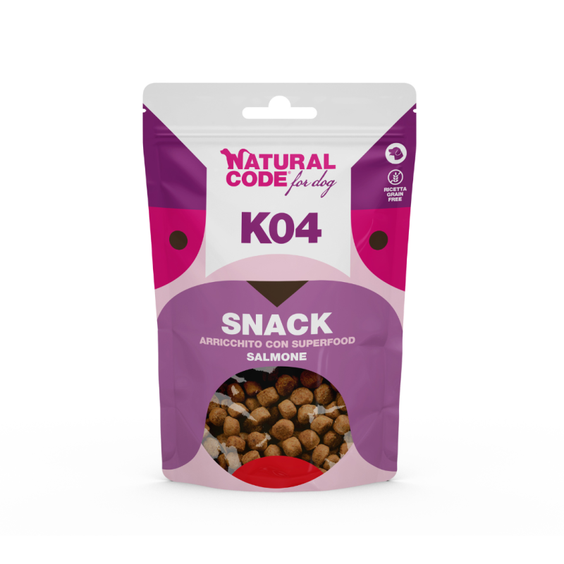 K04 Snack Superfood Salmone per Cani